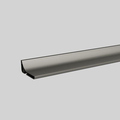 Anodizado Muebles ocultos Hardware manija tira para la puerta del armario de vestidor