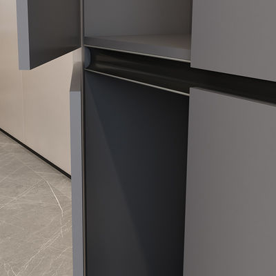 Muebles encasillado mango de hardware para el gabinete incrustado dedo del borde de la descarga