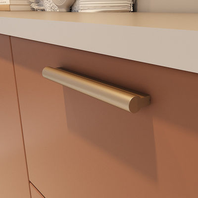 Cabinet de champaña contemporáneo redondo empotrado tira aluminio