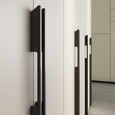 Laca de acero pulido muebles de hardware de mango para la cocina dormitorio