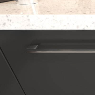 200mm 228mm Matte Cabinet Negro Hardware Manos de mano tira a granel