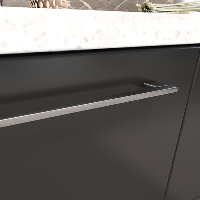 200mm 228mm Matte Cabinet Negro Hardware Manos de mano tira a granel