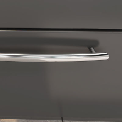 Chrome acabado 192mm gabinete de hardware manijas cocina estilo moderno