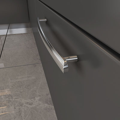 Chrome acabado 192mm gabinete de hardware manijas cocina estilo moderno
