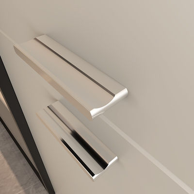 256 mm de aluminio muebles de hardware manija tira para la cómoda