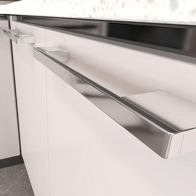 Niquel cepillado muebles de hardware mango 96mm para el gabinete