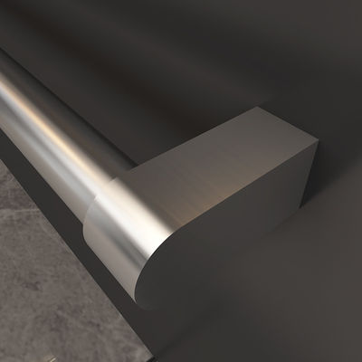 Cubiertos de armario de baño anodizado negro mate