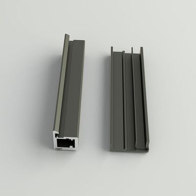 Gola vertical de aluminio para muebles de perfil de la manija para el armario de cocina modular