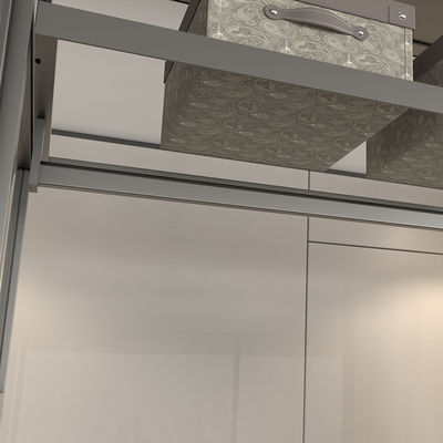 Profile de muebles de aluminio anodizado para gabinetes de cocina