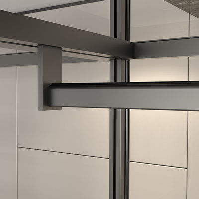OEM Gola Profile Mano de la cocina de vidrio Profil de aluminio