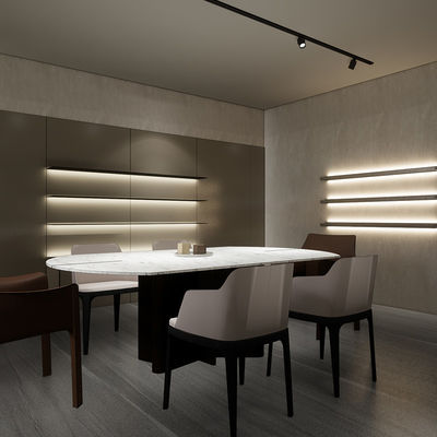 Unidad de entretenimiento flotante de muebles para el hogar de aluminio modular OEM