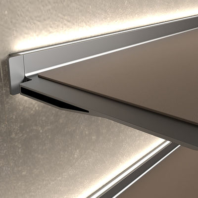 Unidad de entretenimiento flotante de muebles para el hogar de aluminio modular OEM