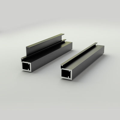 Cuadro de vidrio personalizado Perfil de muebles de aluminio Profil de armario Manija de 6m