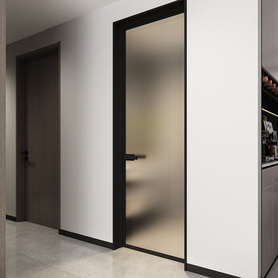 Cuadro de aluminio de las puertas interiores de baño translúcidas heladas