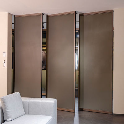 Puertas interiores con marco de aluminio con eje de entrada OEM