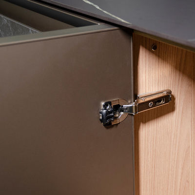Rock Slab Pantry Armario de cocina modular con mango de aluminio