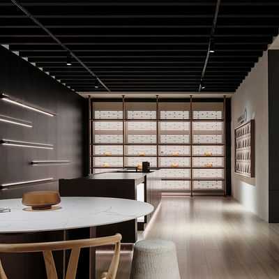 Repisas de cocina modulares de aluminio prefabricado flotante Decoración para el hogar