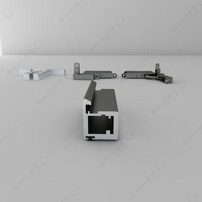 Cuadro de aluminio conjunto de cocina modular para el armario puerta de roca OEM