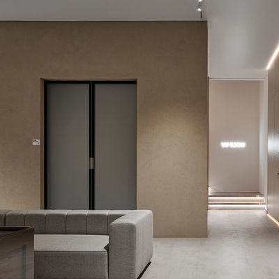 Puertas corredizas internas de aluminio para apartamentos ISO Puertas de circunvalación internas