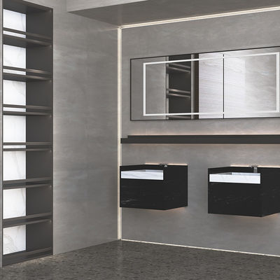 Tabla de roca de escritorio de baño espejo gabinete de vanidad con luces OEM