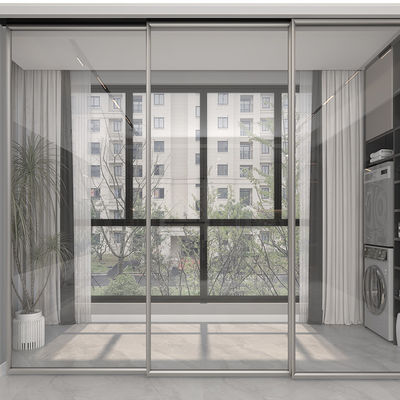 Puertas corredizas de aluminio de anodizador triplo delgado