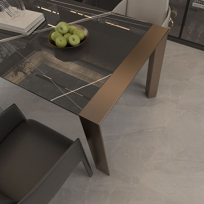 Muebles de comedor de mármol moderno Set de mesa 2.7cbmCBM Altura ajustable