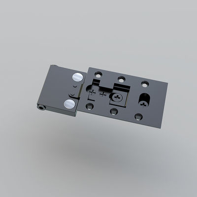 Accesorios de muebles 50 KG Cuadro de aluminio bisagra bisagra de puerta de vidrio oculta 270 grados