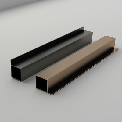 6063 Anodizante OEM Profile de muebles de aluminio Profile de armario de aluminio de dormitorio