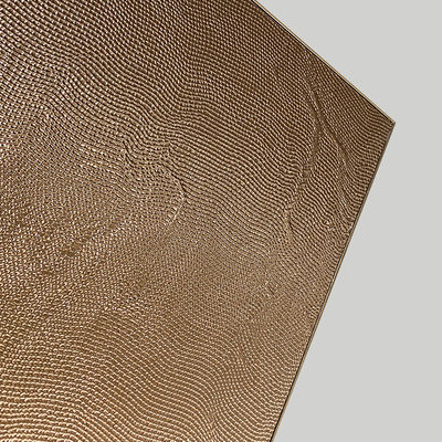 Color dorado laca de aluminio gabinete modular de metal puerta de acabado