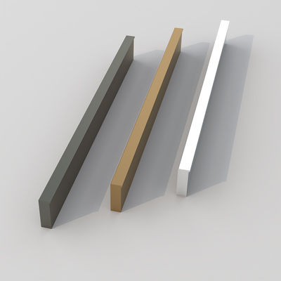 Muebles de aluminio mano de hardware 250mm Puerta empuje puja mano