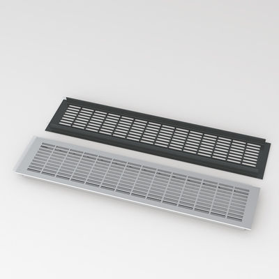 Modelo 3D de puertas de aluminio Rejas de ventilación de aire Resistencia a la corrosión