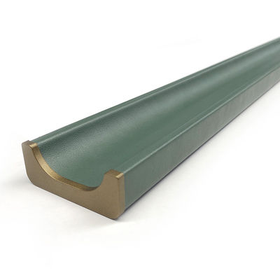 Manilla de gabinete de aluminio de cuero oscuro para apartamentos de tamaños personalizados