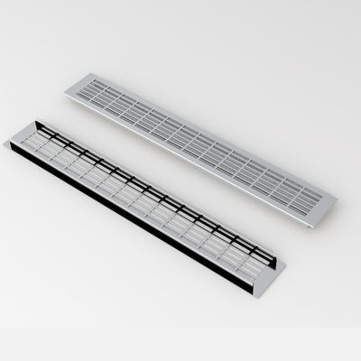 Cubierta decorativa de ventilación de aire de aluminio con ventanilla de ventilación de aire profesional Mat negro