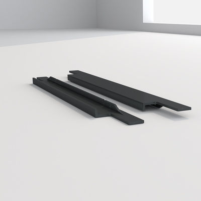 ODM muebles modernos de hardware mango de plata anodizado para armarios cajones