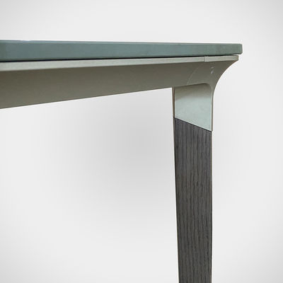 Tipo de flexión Muebles de aleación de aluminio Pierna de mesa moderna Pierna de escritorio simple