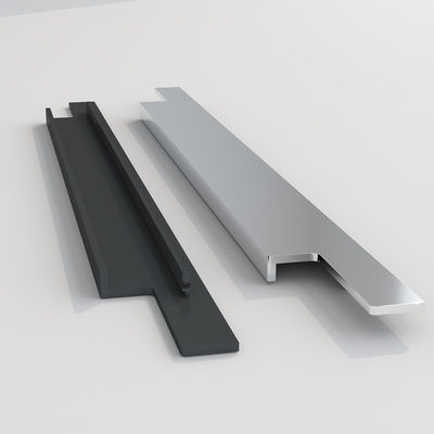 Armario de cocina de aluminio manija gabinete invisible manija oculta de hardware largo
