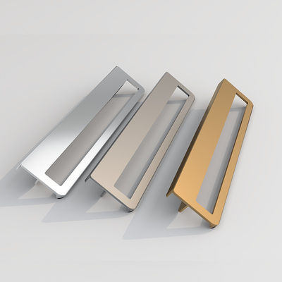 Armario moderno Armario de puja de ventana de la puerta cajón de lujo de metal botón muebles de cocina gabinete mango